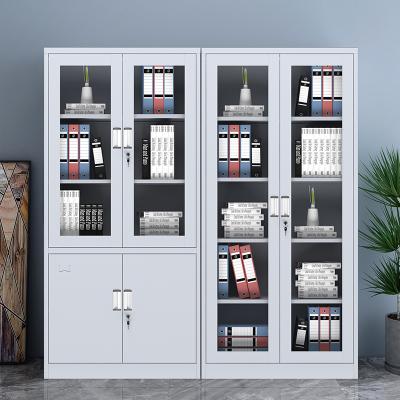 China Metal Manufacturers Cabinet Furniture Hot Sale Office 2 Door Adjustable Cupboard Steel Storage File (Size) for sale