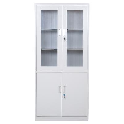 China Two Door Modern Style Glass Medical Equipment Chemical Storage Cabinet for sale