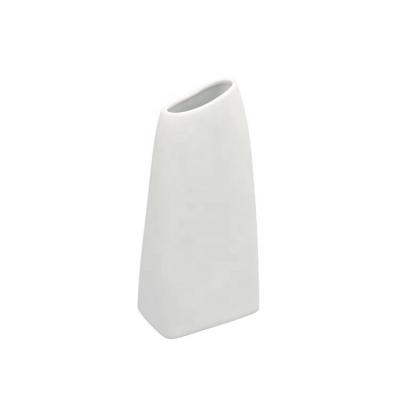 China New Arrival Minimalist Flower Vase Porcelain High Quality Handmade White Ceramic Vase For Home Decoration for sale