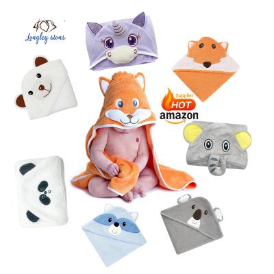 China Cheap 100% cotton towel factory sale QUICK DRY warm poncho kids hooded towels for sale