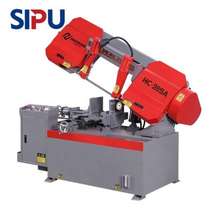 China New Arrival 280MM Industrial Diameter Mechanical Cutting Metal Band Saw Machine For Cutting Economic Semi Automatic Metal Band Saw for sale