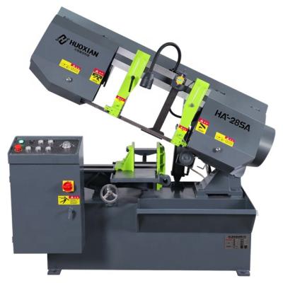 China Industrial Metal Cutting In Stock High Quality GB4028 Hinged Band Saw Machine Semi-automatic 280MM Diameter Horizontal Metal Cutting Band Saw Machine for sale