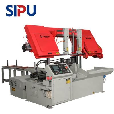 China New Industrial Rise Band Saw Machine Cnc Hydraulic Clamping Hydraulic Clamping Cutting Metal For Metal Band Saw Machine for sale