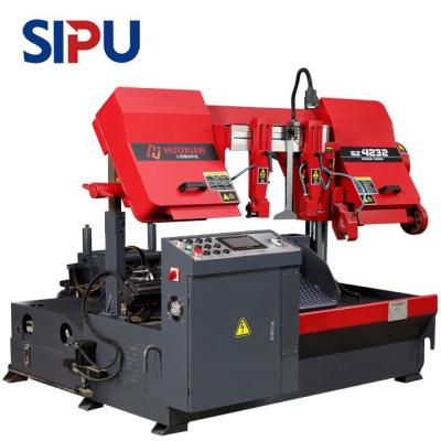 China Industrial CNC Metal Cutting Machine 4232 Horizontal Single Large Column Steel Bar Sawing Machine Automatic Feeding Break Sawing Machine for sale