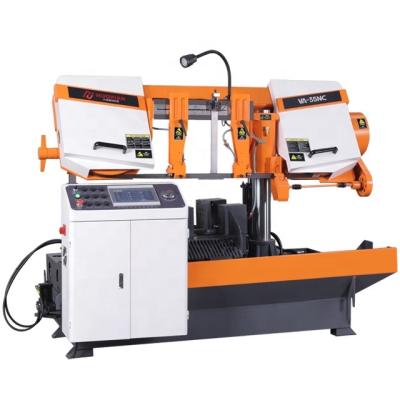 China Industrial Metal Cutting HUOXIAN Full Automatic High Speed ​​Horizontal Metal Slitter Large Band Saw Machine for sale