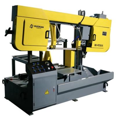 China Industrial Metal Cutting Automatic Feeding Heavy Duty Band Sawing Machine Steel Bar Profile Large Horizontal Band Saw Machinery For Metal Cutting for sale