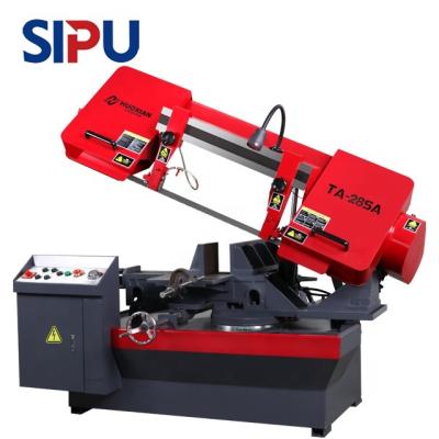 China Industrial Metal Cutting Custom Metal Band Saw Machine 4028 Hydraulic Semi-automatic Steel Bevel Machines 45 Degree Band Machine Cutting Equipment for sale