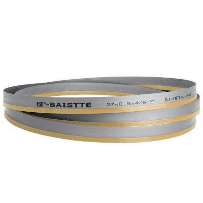 China High Accuracy HSS BT-Baistte M42 bimetal hss band saw blade for swing saw stainless steel or die cut steel 162