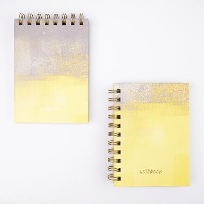 China Hardcover Dusk Color Design Notebook A6 Hardcover Spiral Notebook Notebook with Square Inner Pages for sale