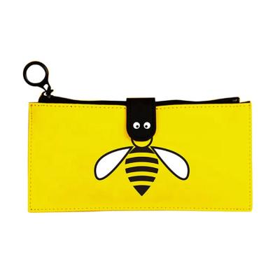 China Schools & 2020 new office style pencil case bag with cute bee design printing for sale