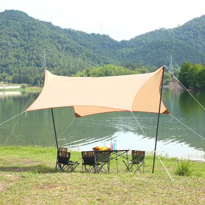 China Diagonal Tying Type Custom Waterproof Canopy Sunshade Canopy Retractable Outdoor Tent for sale