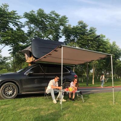 China Double Side Fabric Layer Waterproof Outdoor Oxford Fabric Tent Motorhome Side Tent for sale