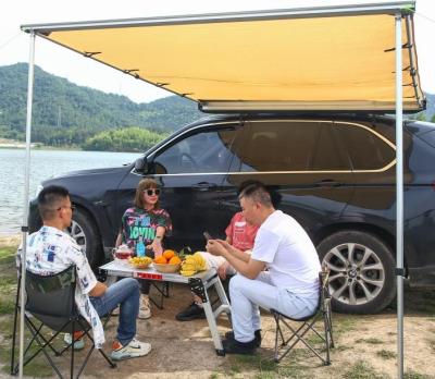 China Outdoor Camouflage Play Car Camper Van Side Tent/Portable Auto Open Waterproof Sun Protection Awning Side Field for sale