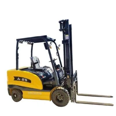 China Hotels Wholesale Self Loading Lifting Portable Electric Forklift Ton 1 2 Ton 3 Ton Load For Warehouse Work Electric Forklift for sale