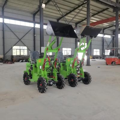 China Building Material Shops Cheap Price Q Mini Small Backhoe Electric Loader 500kg 600 kg Mini Skid Steer Loader for sale