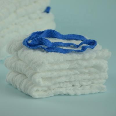 China Prewashed or unwashed sterile prewashed lap pad sponge with x ray detectable strip for sale