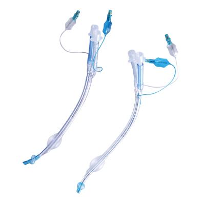 China PVC Disposable Double Lumen Endobronchial Tube Types Lift Or Straighten for sale