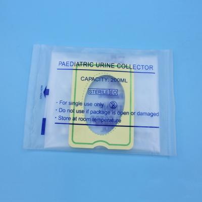 China Collect Infant Urine PVC Urine Collector Pediatric Urine Bag for sale