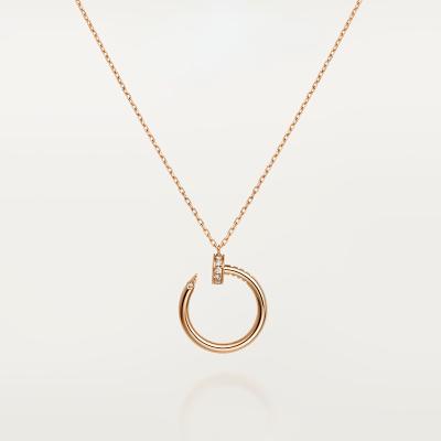 China New Trendy Fine Jewelry Couples Just A Clou Women' S Nail Series Necklace for sale