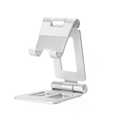 China High Quality Adjustable Cell Phone Holder Aluminum Alloy Stand Regular Adjustable Phone Table Hand Phone Holder for sale