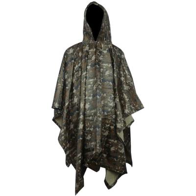 China Men's Hooded Waterproof Military Raincoat Poncho Windproof Raincoats for sale