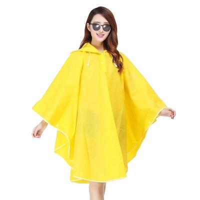 China EVA New Fashion Ladies Waterproof Raincoats Single Adults Men Women Raincoats Breathable Environmental Protection Foldable Raincoats for sale