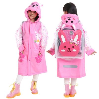 China Kids Breathable Cartoon Raincoat Cute Boys And Girls Raincoat Kids Outdoor Raincoats for sale