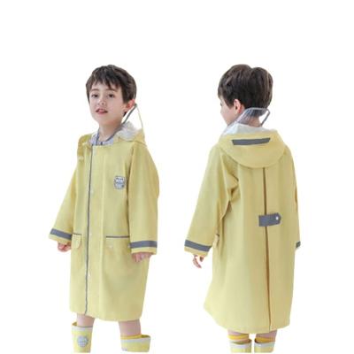 China 2021 New Breathable Easy-drying Storage Easy Polyester Raincoat Poncho For Kids for sale