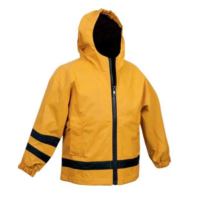 China 2020 New Outlet Workwear Fashion Jacket Windproof Waterproof Raincoats Highlight Reflective Rain Coat for sale