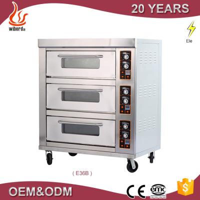 China pizza ce certificate commercial kitchen electric bakery ovens for bread pizza cake pastry for sale