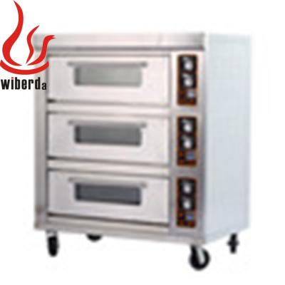 China Commercial 3 Layer Used Bread OEM Stainless Steel Cake Gas Oven For Bread Bakery for sale