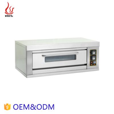 China 2018 Hot Sale High Efficiency Commercial Stainless Steel Bakery Single Layer Three-tray Gas Oven for sale