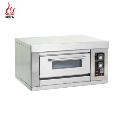 China 2018 Hot Sale High Efficiency Commercial Stainless Steel Bakery Single Layer A-tray Gas Oven for sale