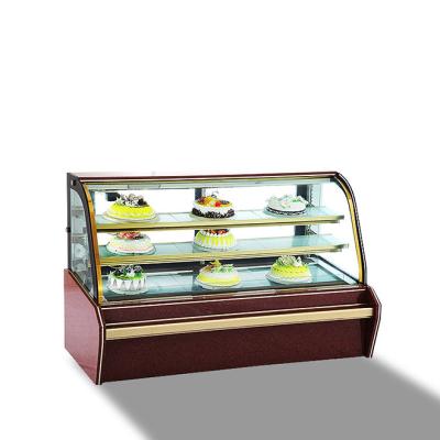 China Single-temperature Cake Showcase / Upright Pastry Display Cabinet / Refrigerated Cake Display Case for sale