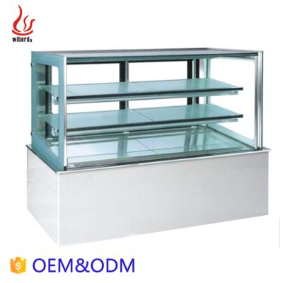 China Single-Temperature Japanese Marble Sliding Door Cake Showcase, Bread Showcase for sale