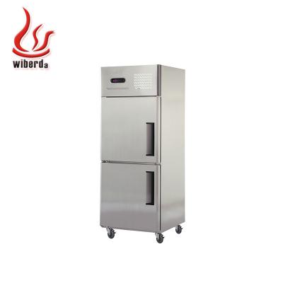 China Commercial Single-temperature Stainless Steel Display Kitchen Equipment Refrigerator for sale