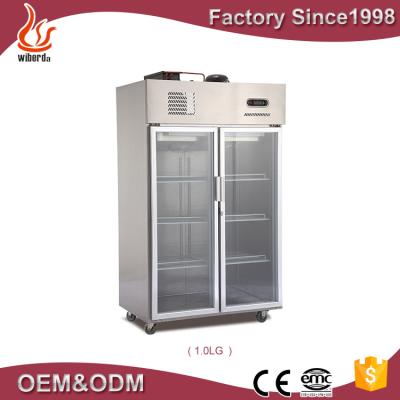 China Double-temperature commercial deep refrigerator and kitchen refrigeration equipment for deep freezer for sale