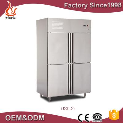 China Single-temperature Commercial Wiberda Restaurant Equipment Refrigerator 1200L /Freezer for sale