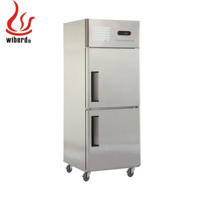 China Single-Temperature Double Door Commercial Amount Refrigerator Deep Freezer Refrigerator for Hotel for sale