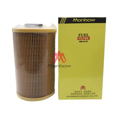 China The construction material stores fuel filter elements for ZAX200-3 /ZAX240 excavator fuel filter for YN21P01068R100 /KHH12030 for sale