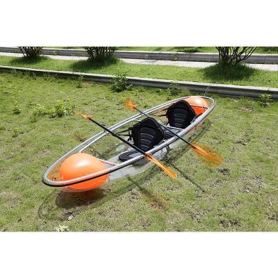 China With Screw Pedal Power System 2 Person Factory Wholesale Sea PC Transparent Detachable Kayak Fishing Paddle 14 For Sale Transport for sale