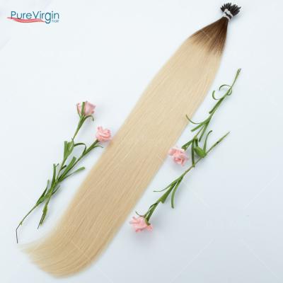 China European Wholesale 8-40inch Remy Human Hair Long Lasted Ring Hair Nano Hair Extensions PureVirgin for sale