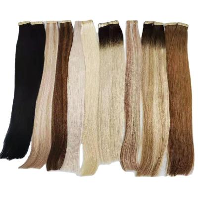 China PureVirgin Hair 100% Sale Silky Straight Wave Best Real Remy Hair Tape Hair Extensions Invisible Curly Cheap for sale