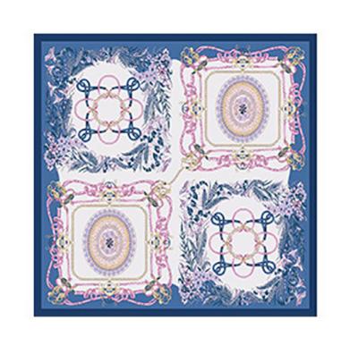 China Square direct selling elegant smooth 100% silk scarf for clothing collocation for sale