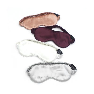 China Anti-Wrinkle Manufacturer Custom Adjustable Sleep Eye Mask Color 100% Silk Eye Shade Sheet for sale