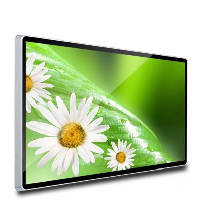 China Indoor LCD TV Wall Mounted Digital Smart Display Menu Android Kanban Indoor Advertising Display For Advertising Display for sale