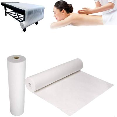 China Disposable Warm Medical Hospital Waterproof Bed Sheets Roll Non Woven Disposable Examination Paper Bed Sheet Roll for sale