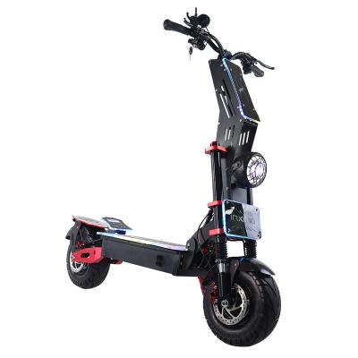 China 60v4000w 24ah Dual Motor Adult Wide Wheel Bottom Unisex Wide Tire Powerful Electric Scooter From China - for sale