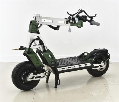 China Dual Motor 1600w Unisex Folding Fat Tire Electric Scooter Power Two Wheels Adult Scooter for sale