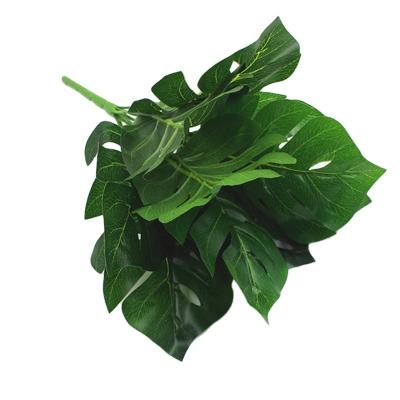 China Wholesale Product Eco-friendly Turtle's Back Looks Like Leaf Mini Outdoor Plants Artificial Wall Hanging for sale